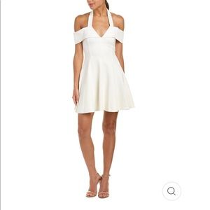 NICHOLAS Halter/V-Neck Off-The-Shoulder Dress